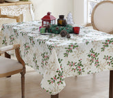Newbridge mantel Navidad acebo dorado para cenas festivas