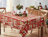 Mantel Newbridge Navidad bosque amigos zorro, diseño festivo y limpieza fácil para la mesa