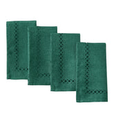 Newbridge servilletas cuadradas Navidad, conjunto de 4, ideal para mesa festiva y fácil cuidado.