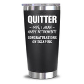 NewEleven Tumbler 20oz con diseño alegre para regalos de jubilación