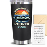 NewEleven tumbler regalo jubilación mujer, práctico para bebidas diarias