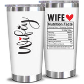 NewEleven vaso termico 20oz para Navidad, regalo elegante para ella.