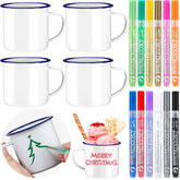 Newtay kit-tazas-personalizadas-pintura-acrilica: crea tazas únicas para regalos.