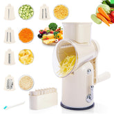 NEXILO Rallador Giratorio con mango ergonómico para manejo cómodo