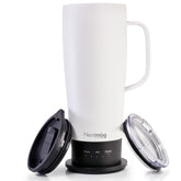 Nextmug Ultra mantiene la temperatura ideal para beber en cualquier lugar.
