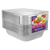 Nicole Home Collection bandeja de aluminio con tapa 9x13 para hornear uniforme