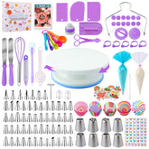 Nifogo kit-decoracion-tortas con torno giratorio para decorar con precisión.