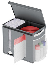 NiHome dispensador-bolsas-basura-2-en-1 facilita un almacenamiento ordenado y rápido.