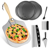Pala de pizza Nineigh 12x14 para transferencia fácil desde el horno.