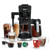 Ninja DualBrew Pro: vista general de la máquina con diseño compacto.