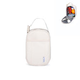 NOL bolsa almuerzo aislada crema, vista frontal, diseño compacto para uso diario
