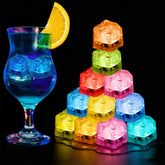 Nonley cubos hielo LED multicolor iluminan bebidas para fiestas con estilo