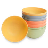 Nook Theory Meadow 8 cuencos de trigo, conjunto para desayunos y snacks.