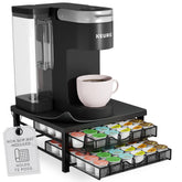 Nookaway organizador capsulas kcup frontal para mostrador ordenado y elegante.