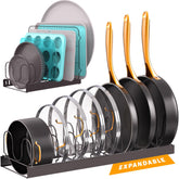 Norcalway organizador-bandejas extensible, ideal para ordenar hornos y bandejas bajo el mueble.