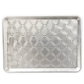 Nordic Ware Naturals bandeja rectangular con patrón estrella exterior para hornear uniforme