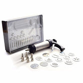 Prensa de galletas Norpro 3299 con discos de aluminio para decoraciones.