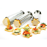 Norpro Canapé moldes de pan, flor: ideal para canapés elegantes y fáciles.
