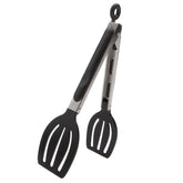Norpro Grip-EZ espatula de 9 pulgadas, acero inoxidable, voltear con precisión en sartenes antiadherentes.