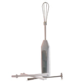 Norpro Mezclador mini inalambrico blanco listo para batir huevos rápidamente