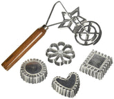 Norpro rosetas con moldes de aluminio para galletas crujientes y ligeras.