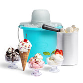 Nostalgia máquina de helado, motor eléctrico potente para preparaciones rápidas.