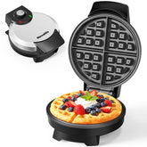 Novalife gofrera 7 pulgadas redonda, ideal para desayunos rápidos y uniformes.