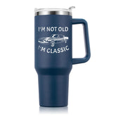 NOWWISH vaso 40oz con asa y pajilla para hidratación diaria y transporte cómodo