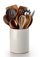 Nucookery porta-utensilios cerámico, organiza utensilios y decora la encimera.