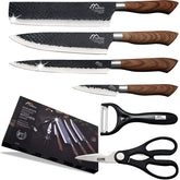Cuchillo chef Numola de 8 pulgadas con filo preciso para cortes limpios.