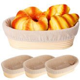 Canastas Nuogo Banneton oval para masa madre con fermentación estable