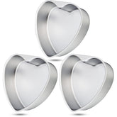 Nuogo conjunto de moldes corazón para hornear, 8 pulgadas, ideal para celebración