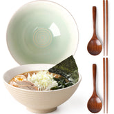 NutriUPS tazón ramen teal con 2 unidades para porciones generosas de ramen