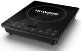 Nuwave Pro Chef con superficie de cristal irrompible para cocción segura.