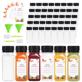 OBKJJ botellas 2oz con tapas, ideales para jugos y bebidas para eventos.