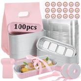 OcePor pack-moldes-pan-mini-con-tapas: ideal para porciones individuales y transporte conveniente.