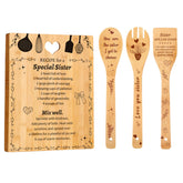 Tabla de cortar de bambú Octisys con grabado, ideal para preparaciones diarias y regalo especial.