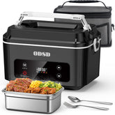 ODSD fiambrera eléctrica sin cable con capacidad de 5 tazas para comidas completas.