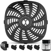 Oecue bandeja grill para freidora de aire, tamaño 8,97'' x 8,97'', cocina más uniforme.