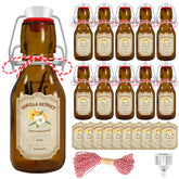 Botella ohaayoo con tapa giratoria para dosificar vainilla con facilidad.