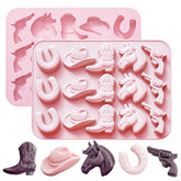 Oiaeoe molde cowboy sombrero; ideal para decoraciones comestibles temáticas.