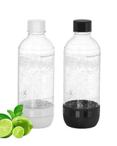 OiDiPi botella negra de 1 L para soda maker, duradera y reutilizable.
