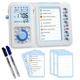 OIJ temporizador visual para niños con tablero de planificación, ayuda a gestionar el tiempo.
