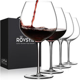 Copas de vino OJA en cristal ultra fino, ideales para cata elegante.