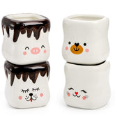 Okllen tazas marshmallow 4 patrones estilo 1 para desayuno alegre.