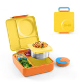 OmieBox con 3 compartimentos mantiene el almuerzo organizado y fácil de comer.