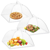 Onarway coberturas para alimentos exteriores con malla de 14 pulgadas protegen la comida de insectos y la mantienen visible