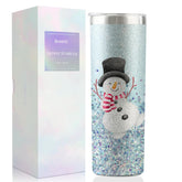 Onebttl con patrón de nieve, vaso ideal para bebidas frías en verano
