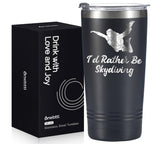 Onebttl Skydiving regalo en caja con tarjeta para ocasiones especiales.
