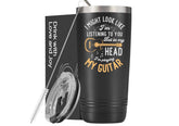 Onebttl taza aislada con diseño de guitarra, ideal para ensayos